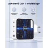 UGREEN USB-A+3xUSB-C 100W GaN Tech Fast Wall Charger EU White #9