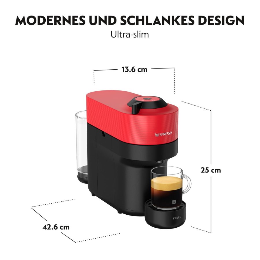 Nespresso XN 9205 Vertuo Pop Spicy Red               by Krups #8