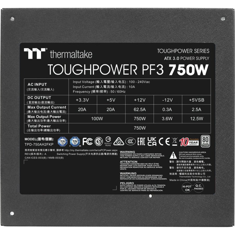 Thermaltake Toughpower PF3 750W Gen 5 #9