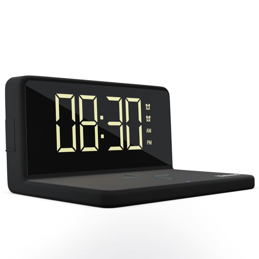 Mebus 25622  Digital Alarm Clock with wireless Charger #2