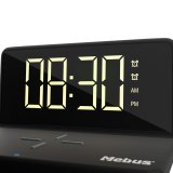 Mebus 25622  Digital Alarm Clock with wireless Charger #5