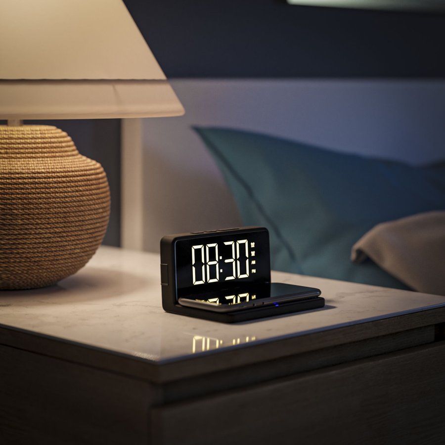 Mebus 25622  Digital Alarm Clock with wireless Charger #7