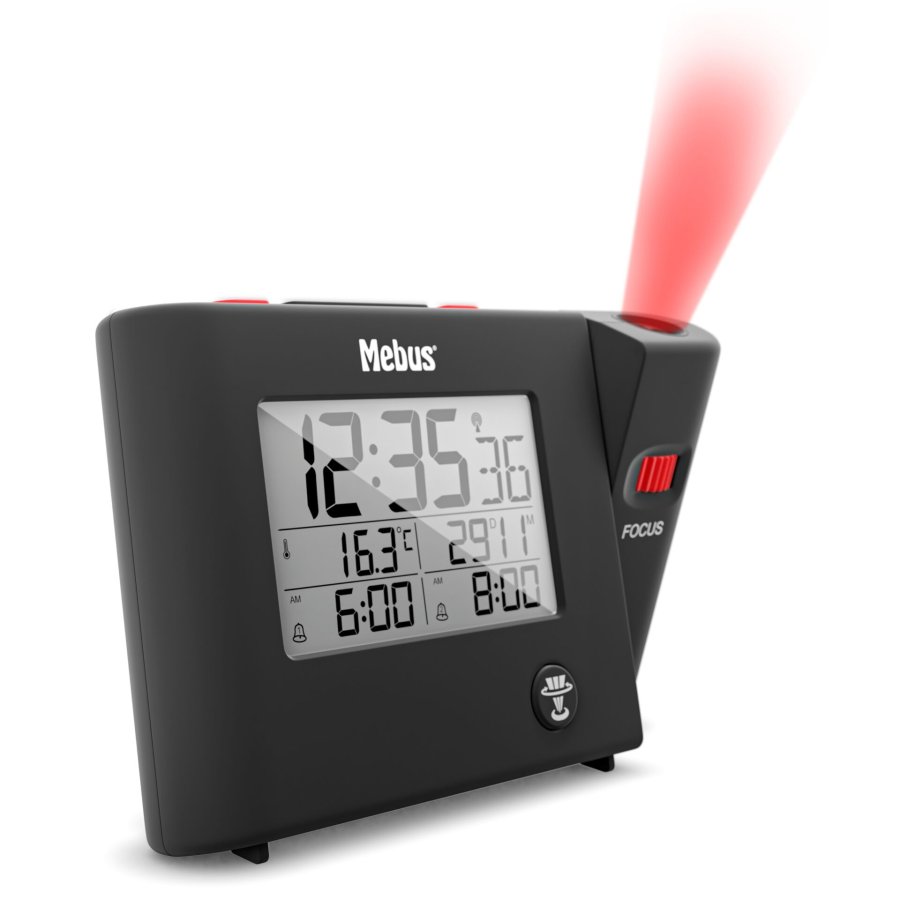 Mebus 25795 Radio controlled Alarm Clock with Projection #1