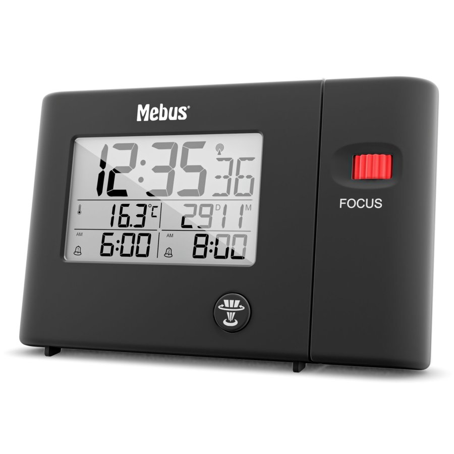 Mebus 25795 Radio controlled Alarm Clock with Projection #2
