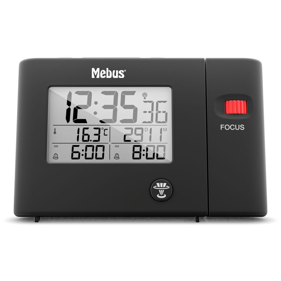 Mebus 25795 Radio controlled Alarm Clock with Projection #3