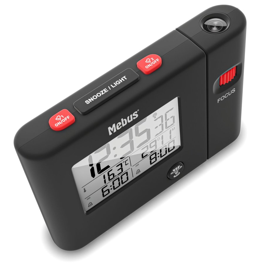 Mebus 25795 Radio controlled Alarm Clock with Projection #4