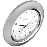Mebus 19454 Radio controlled Wall Clock w. Thermo/Hygrometer #3