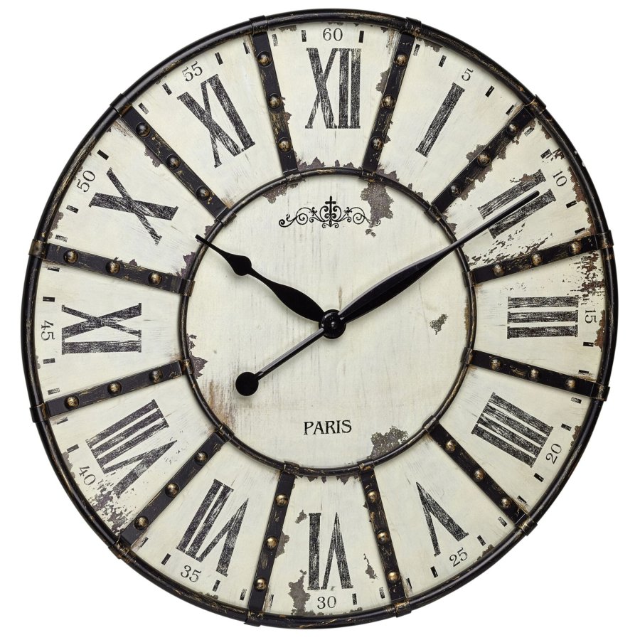 TFA 60.3039.02 VINTAGE XXL Design Wall Clock #1