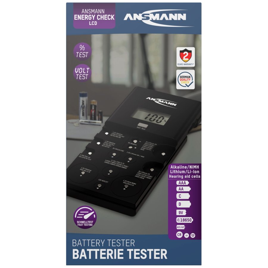 Ansmann Energy Check LCD Battery Tester         1900-0100 #6