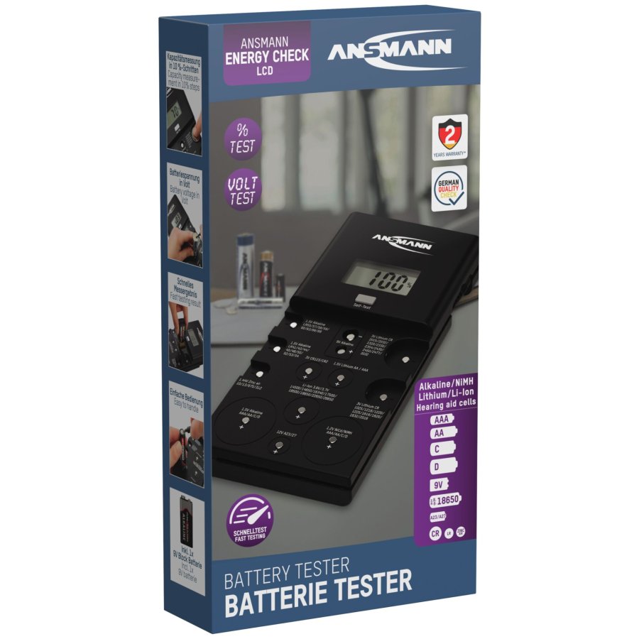 Ansmann Energy Check LCD Battery Tester         1900-0100 #7
