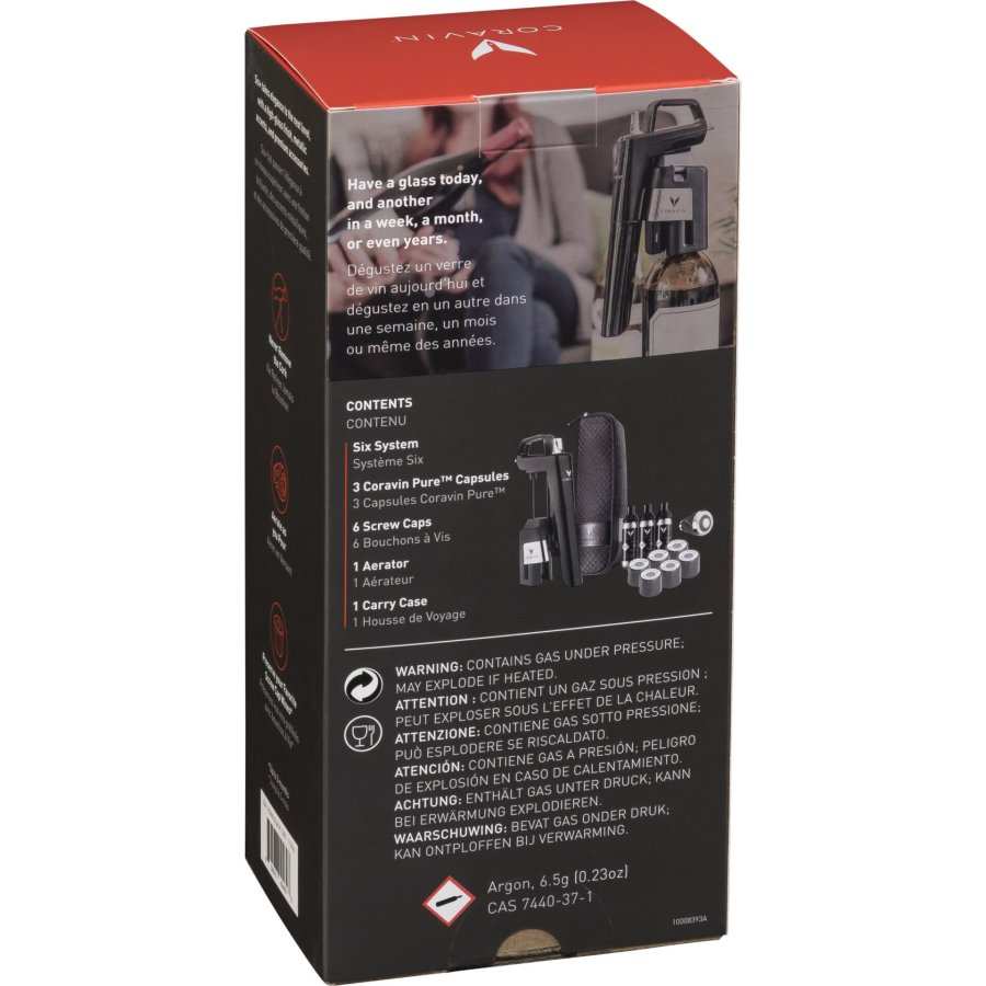Coravin Wine System  black Timeless Six + 6 pcs. #7