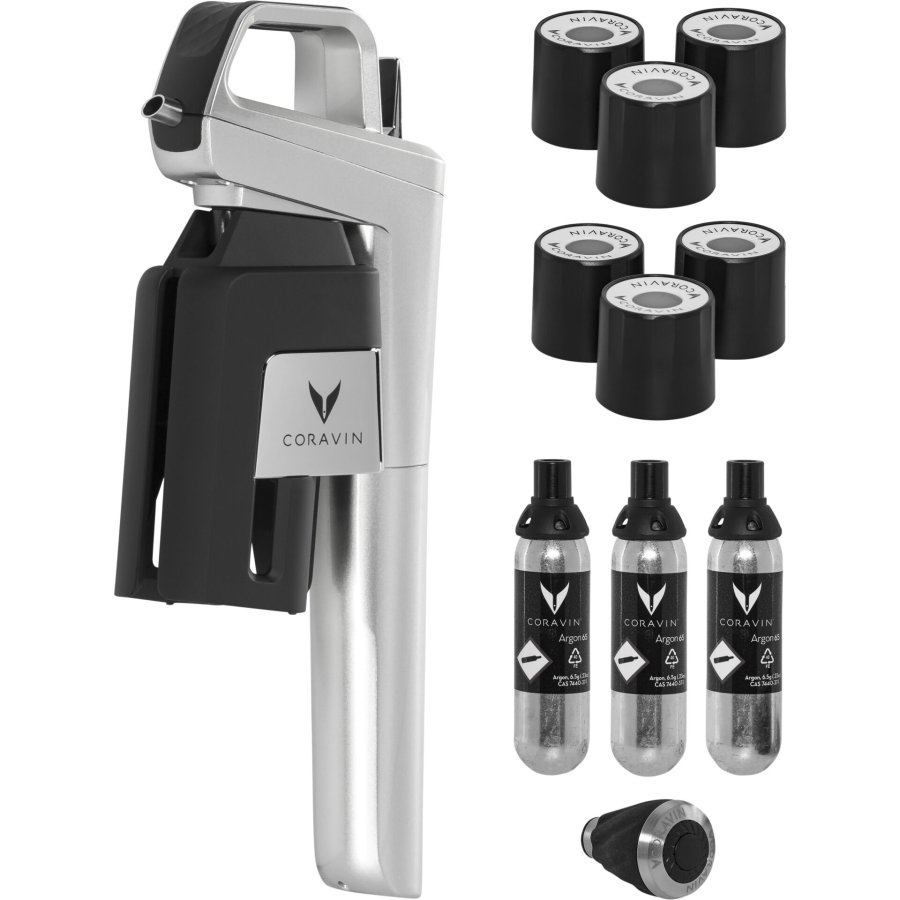 Coravin Wine System  silver Timeless Six + 12 pcs. #1
