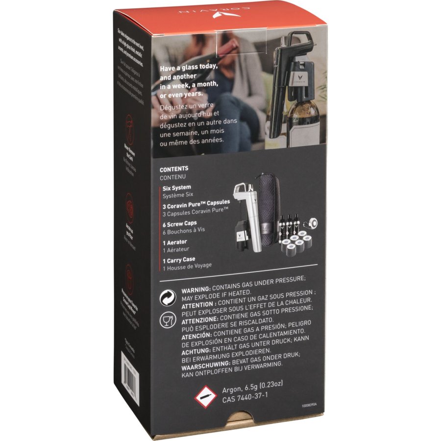 Coravin Wine System  silver Timeless Six + 12 pcs. #7