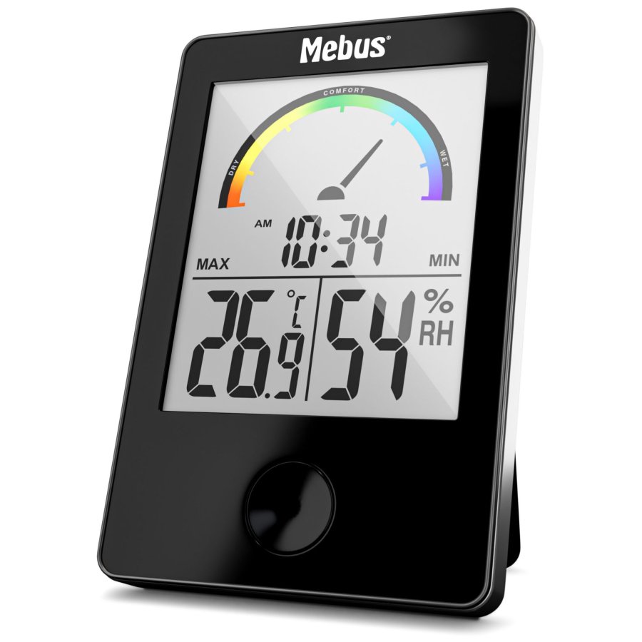 Mebus 40929 Thermo-Hygrometer black #1