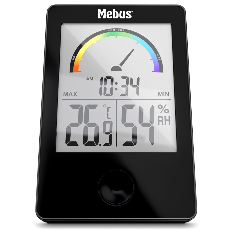 Mebus 40929 Thermo-Hygrometer black #3