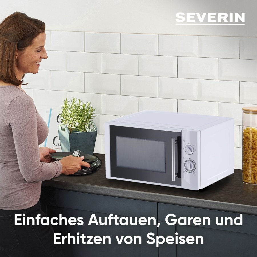 Mikroblgeovnen med Grill Severin 7772        28L 900 W 30 L Hvid #4