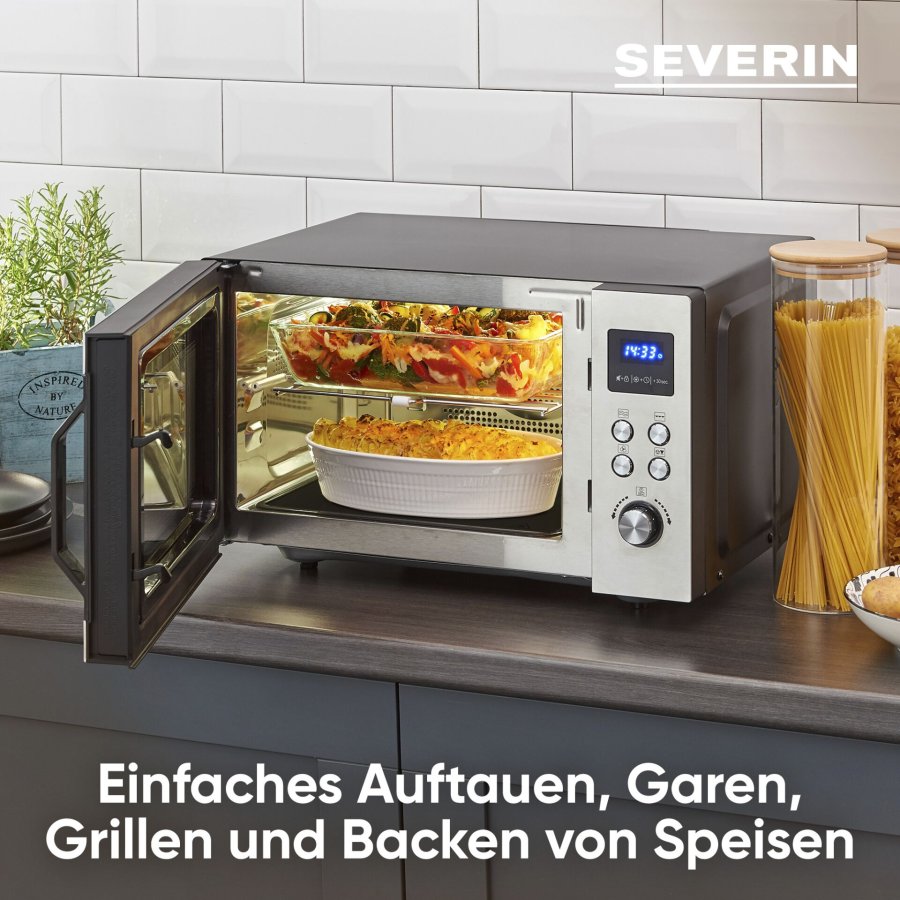 Mikroblgeovnen med Grill Severin 7777        25L #16