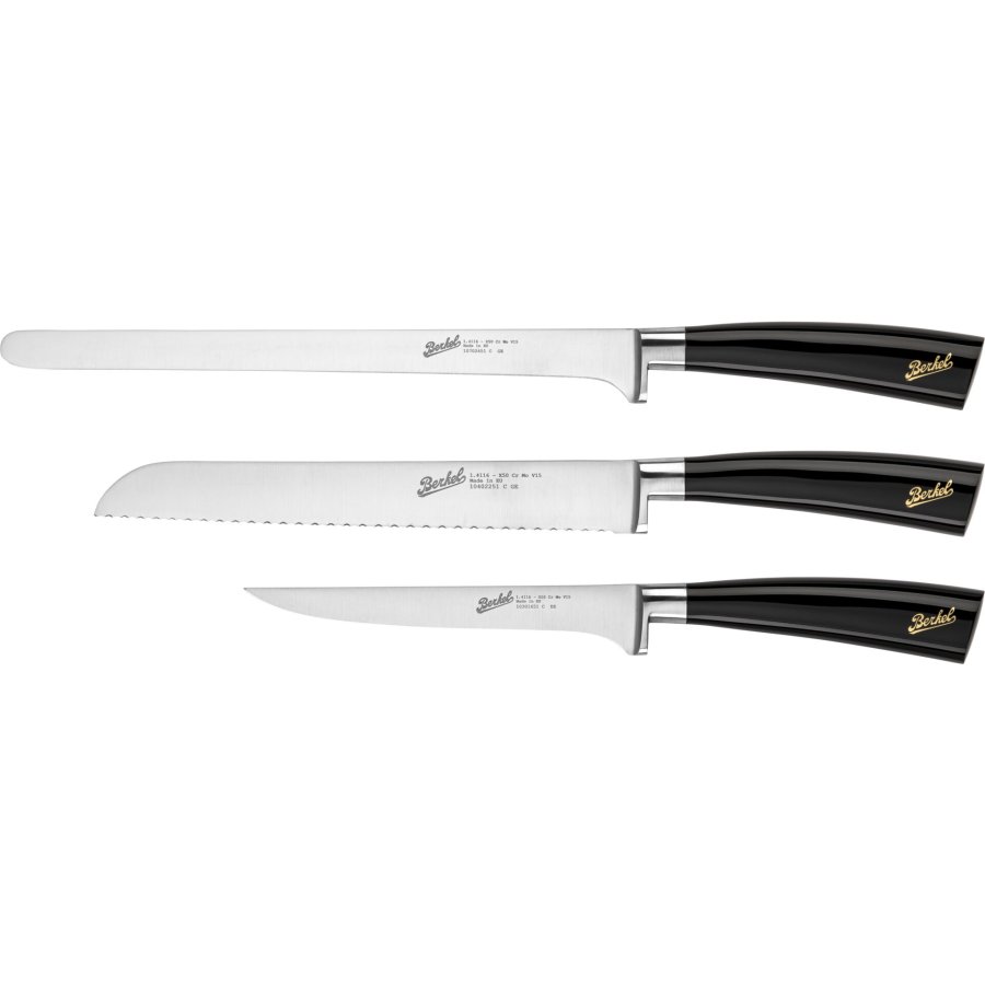Berkel Elegance Glossy Black Ham-Set 3-pcs. #1