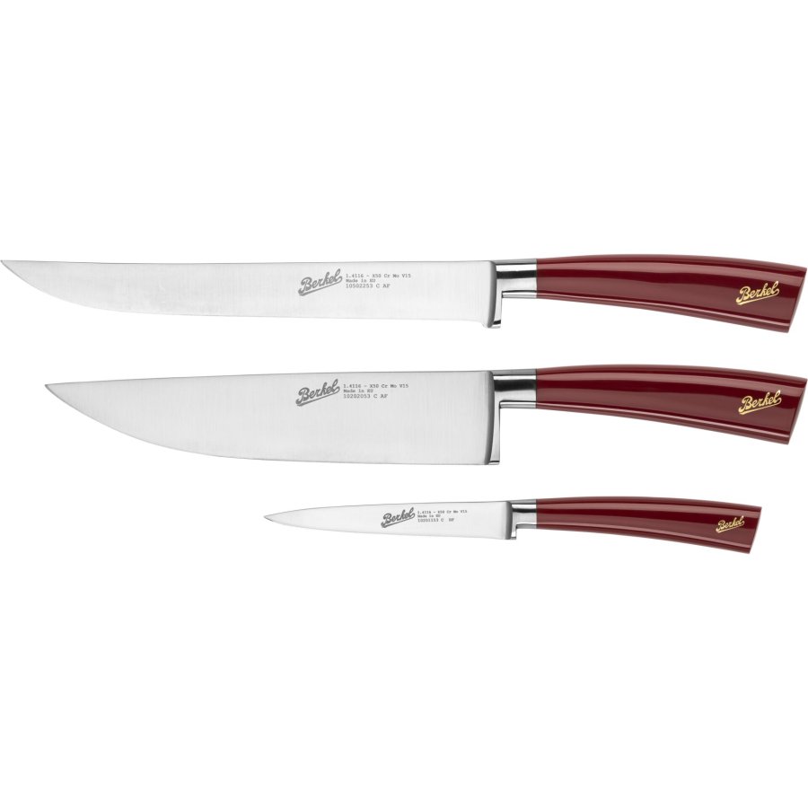 Berkel Elegance Red Chef-Set 3-pcs. #1