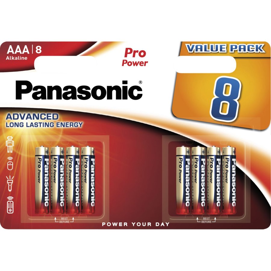1x8 Panasonic Pro Power LR 03 Micro AAA #1