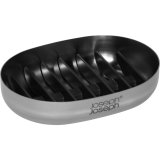 Joseph Joseph EasyStore Luxe Soap Dish    Stainless Steel #2