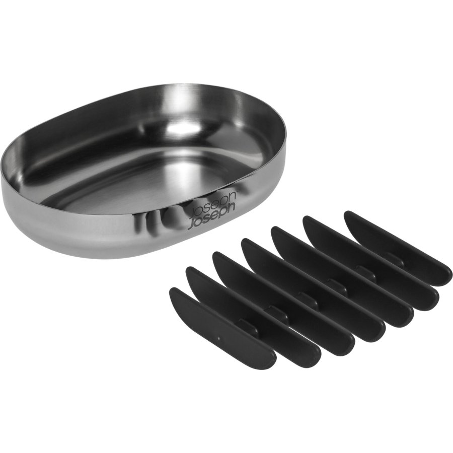Joseph Joseph EasyStore Luxe Soap Dish    Stainless Steel #3