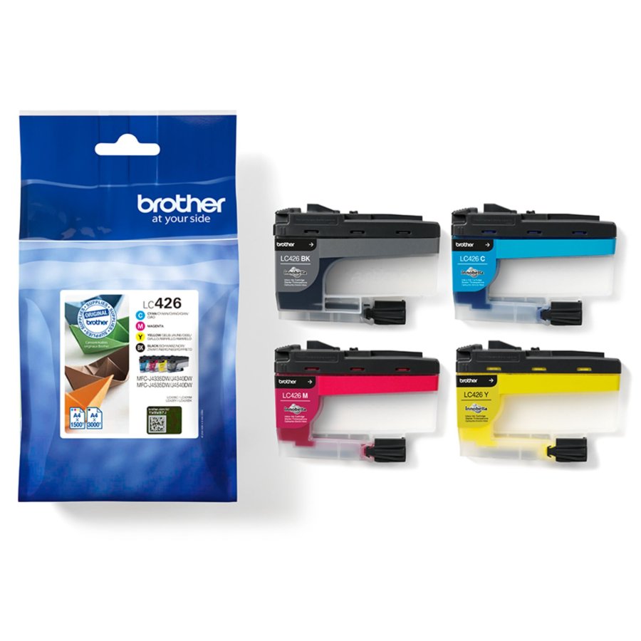 Brother LC426VAL blkpatron 4 stk Original Sort, Bl, Magenta, Gul #2