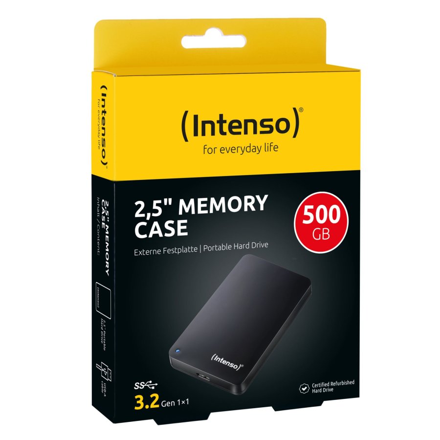 Intenso Memory Case 2,5    500GB USB 3.2 black certified refurb. #3