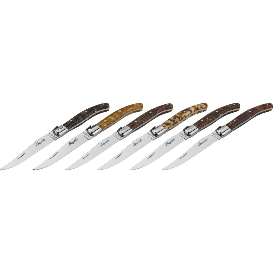Laguiole Jean Dubost Steak Knife Acrylic 6 pc. #2