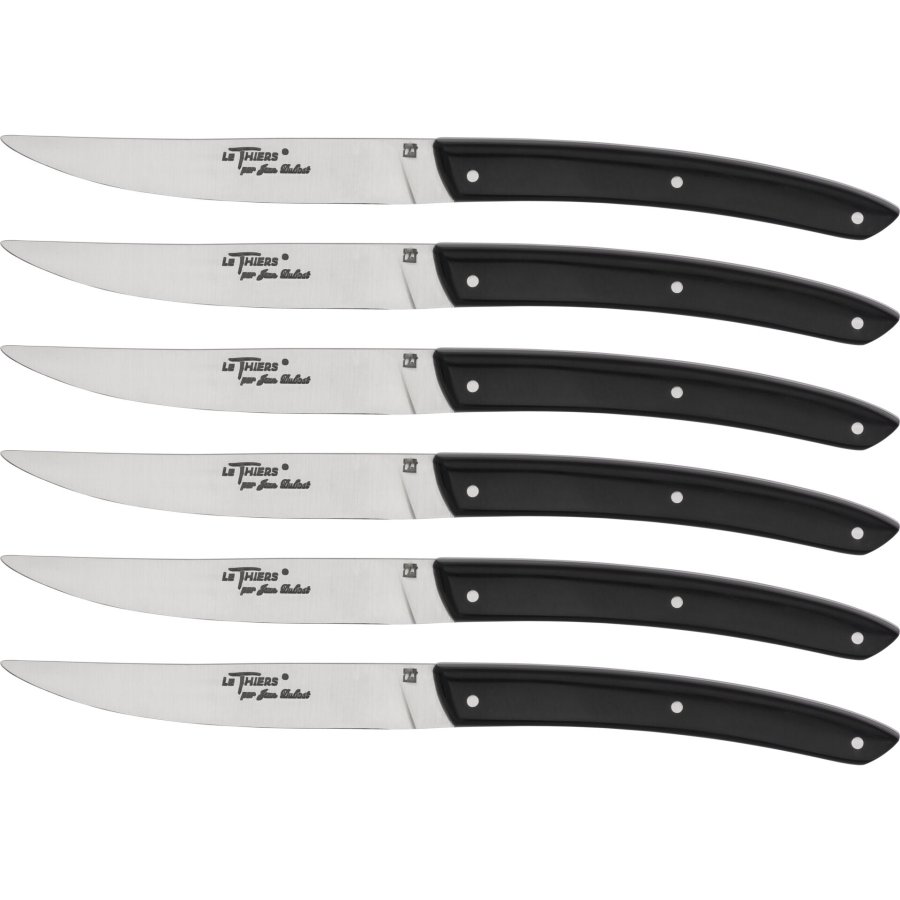 Laguiole Jean Dubost Le Thiers Steak Knives Acrylic 6 pcs. #1