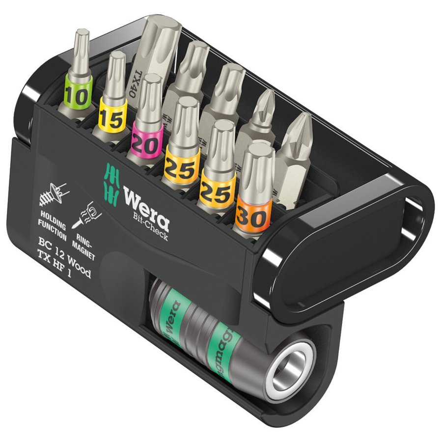 Wera Bit-Check 12 Wood TORX HF 1 #1