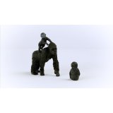 Schleich Wild Life         42601 Lowland Gorilla Family #3