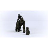 Schleich Wild Life         42601 Lowland Gorilla Family #4