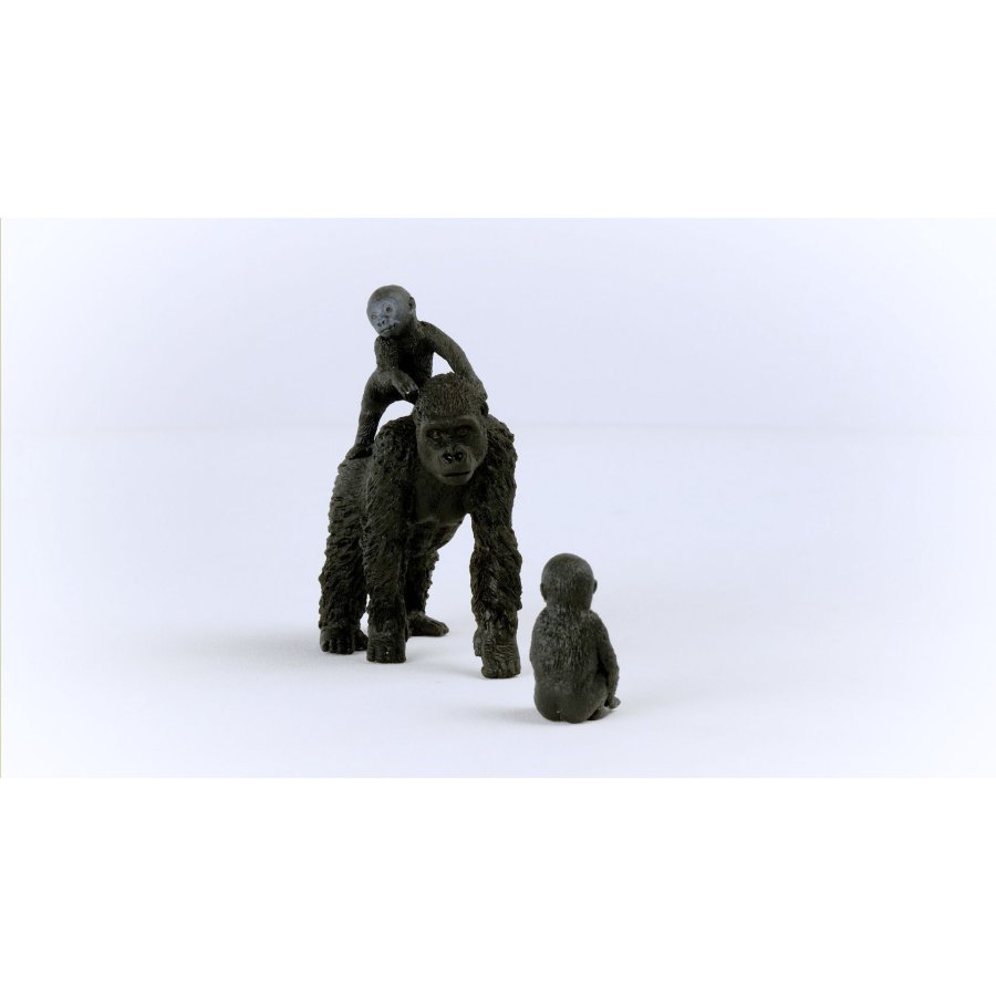 Schleich Wild Life         42601 Lowland Gorilla Family #4