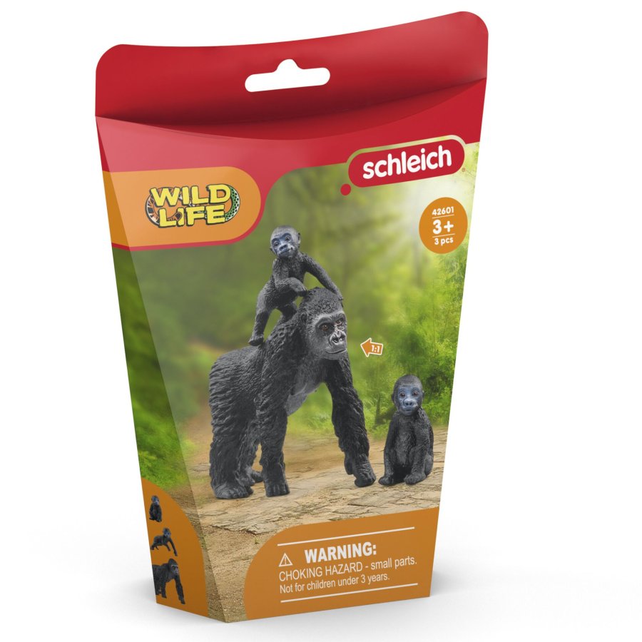 Schleich Wild Life         42601 Lowland Gorilla Family #10