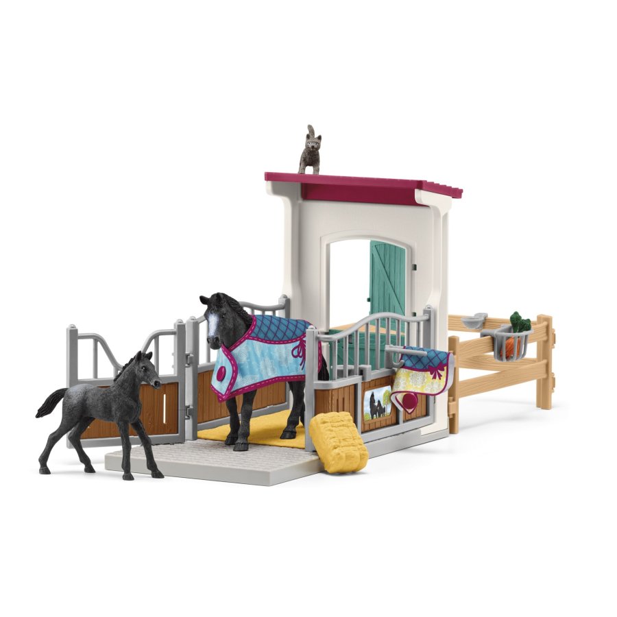 Schleich Horse Club     42611 Horse Box with Mare and Foal #1