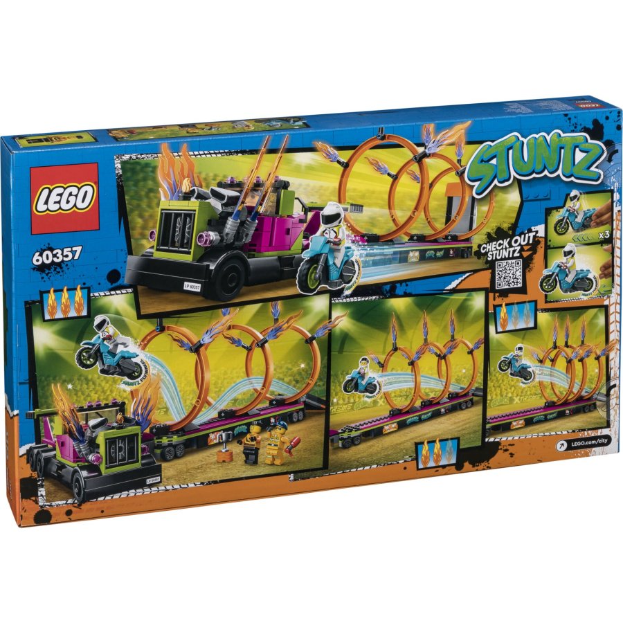 LEGO City 60357  Stunt Truck & Ring of Fire Challenge #2