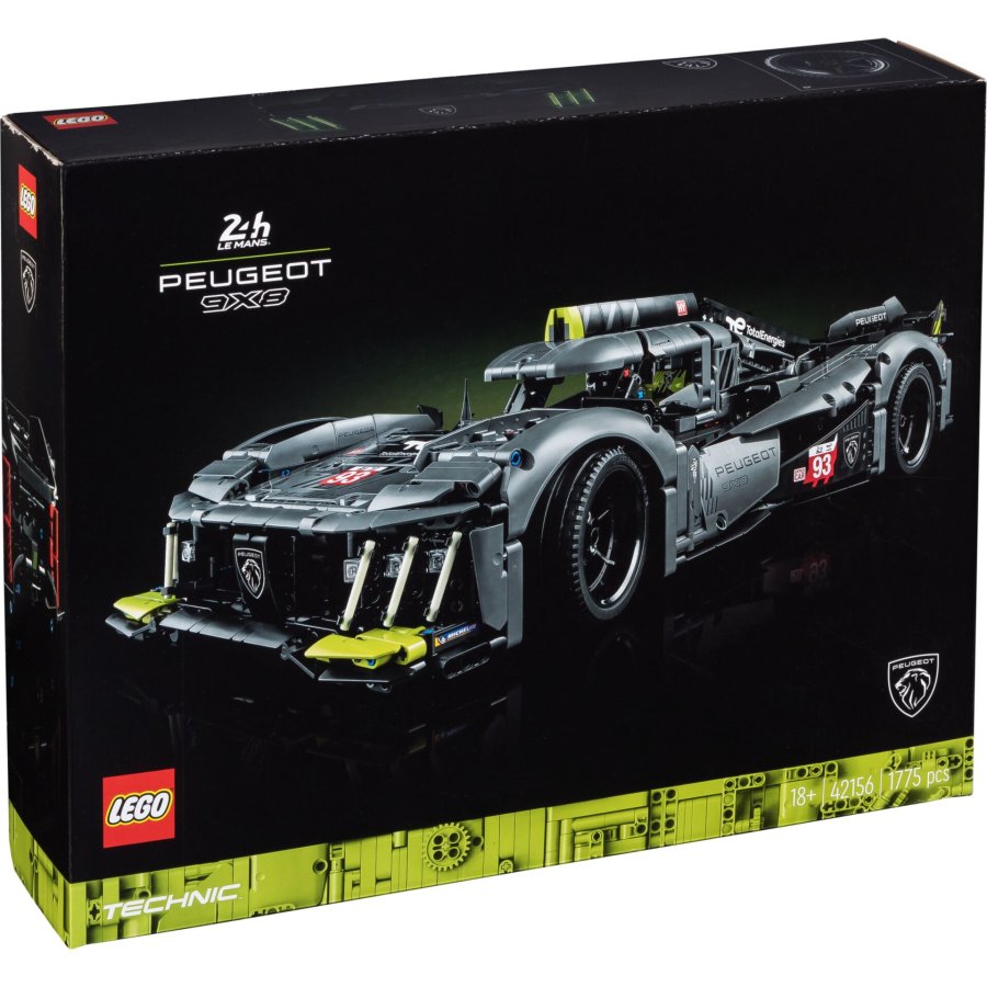 LEGO Technic 42156 PEUGEOT 9X8 24H Le Mans Hypercar #1