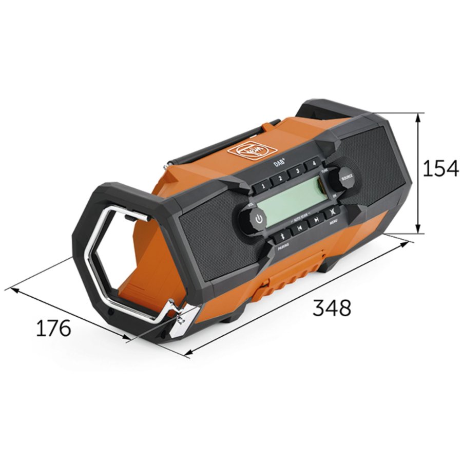 Fein ARAD 18 BC AS cordless construction site radio #2