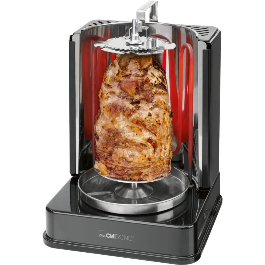 Clatronic DVG 3686 Grill Elektrisk Sort 1400 W #1
