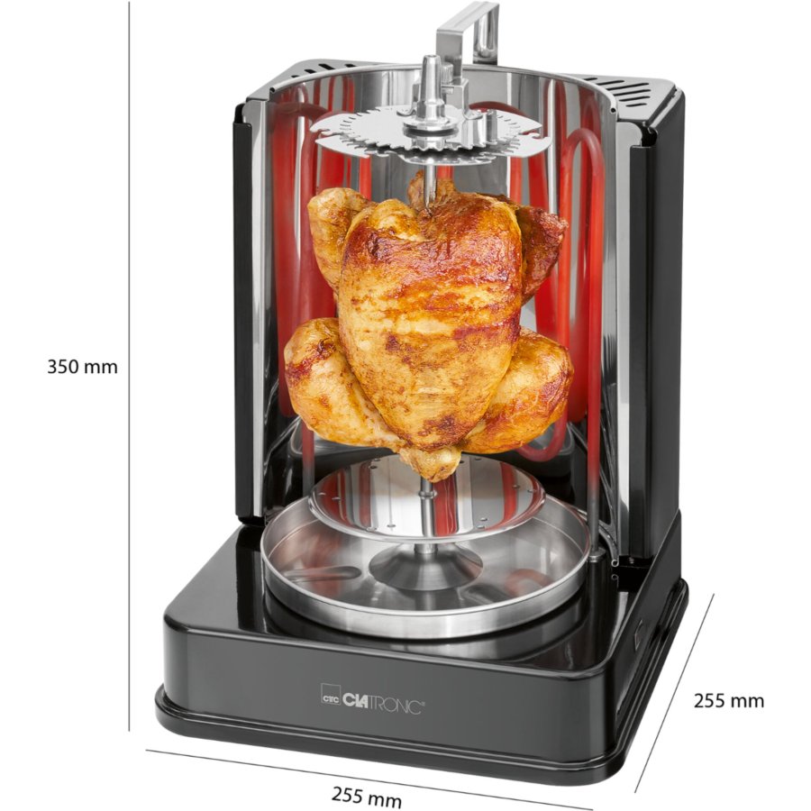 Clatronic DVG 3686 Grill Elektrisk Sort 1400 W #4