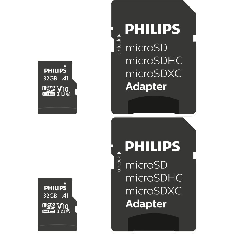 Philips MicroSDHC 2-Pack    32GB Class 10 UHS-I U1 incl. Adapter #1
