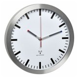 TFA 60.3528.02  radio-controlled wall clock aluminium #1