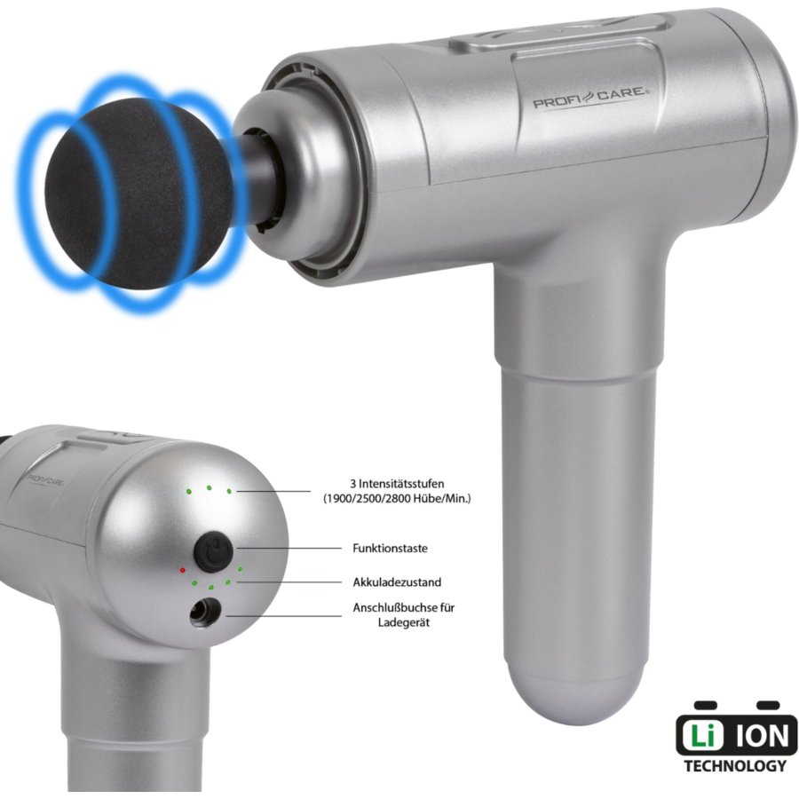Proficare PC-MP 3087 silver Massage Gun #9