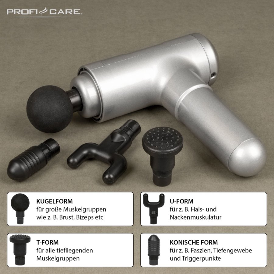 Proficare PC-MP 3087 silver Massage Gun #11