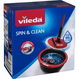 Mop with Bucket Vileda Spin & Clean Roterende polypropylen #2