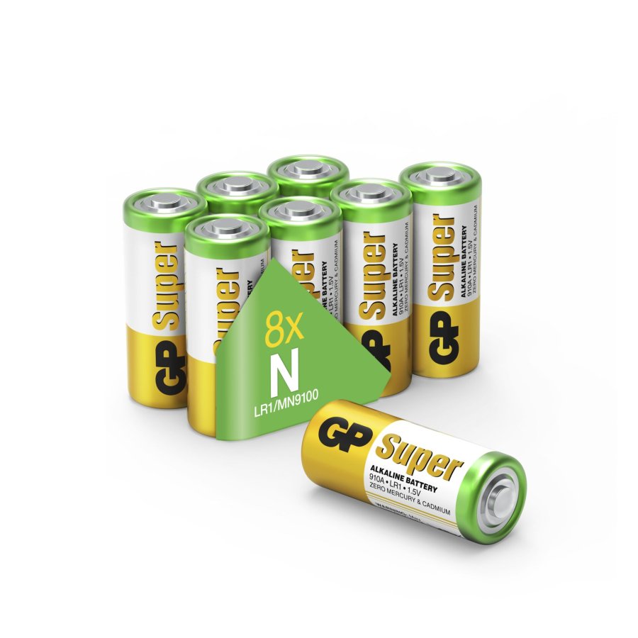 1x8 GP Super Lady LR 1 Batteries 030910AS8 #1