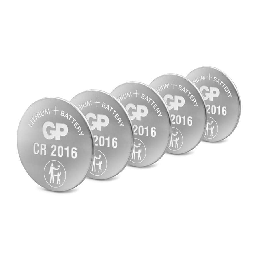 1x5 GP CR 2016 Lithium 3 Volt 0602016C5 #1