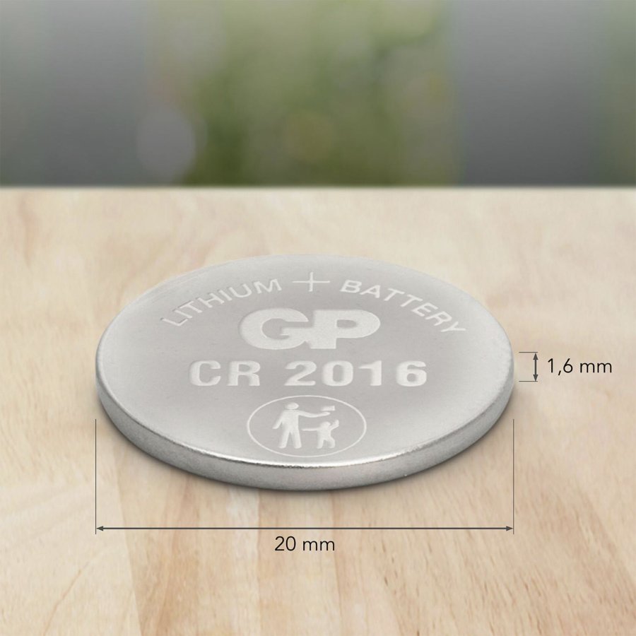 1x5 GP CR 2016 Lithium 3 Volt 0602016C5 #8