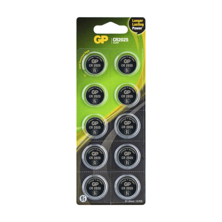 1x10 GP CR 2025 Lithium 3V 10 pcs.             0602025C10 #2